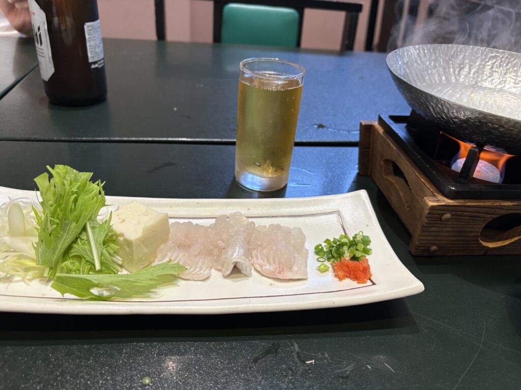鱧しゃぶの身